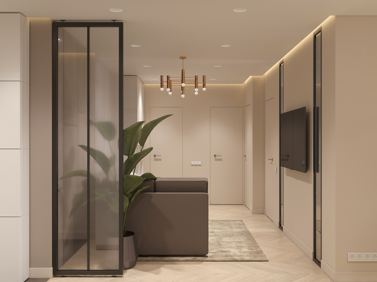 3-х комнатная квартира для семьи с двумя детьми и кабинетом