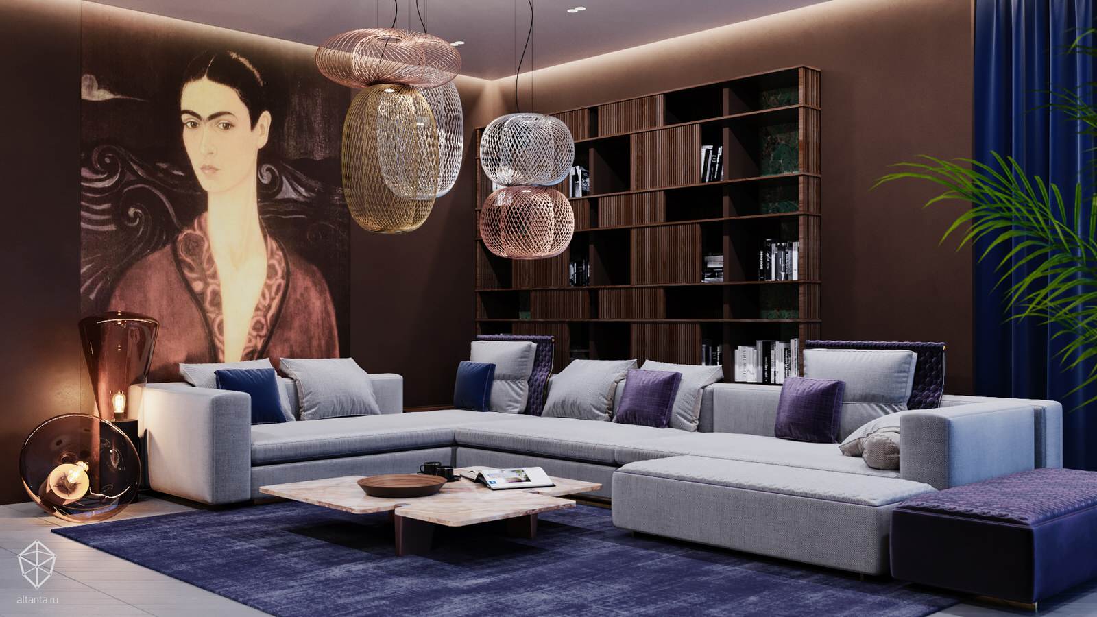 Обложка проекта: Один из наших любимых проектов, Квартира в ЖК «Кандинский»  . В номинации «ЛУЧШИЕ