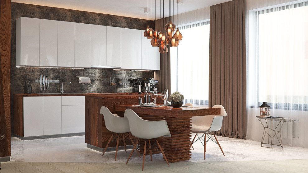 Геометрия пространства в современном доме 437 кв.м