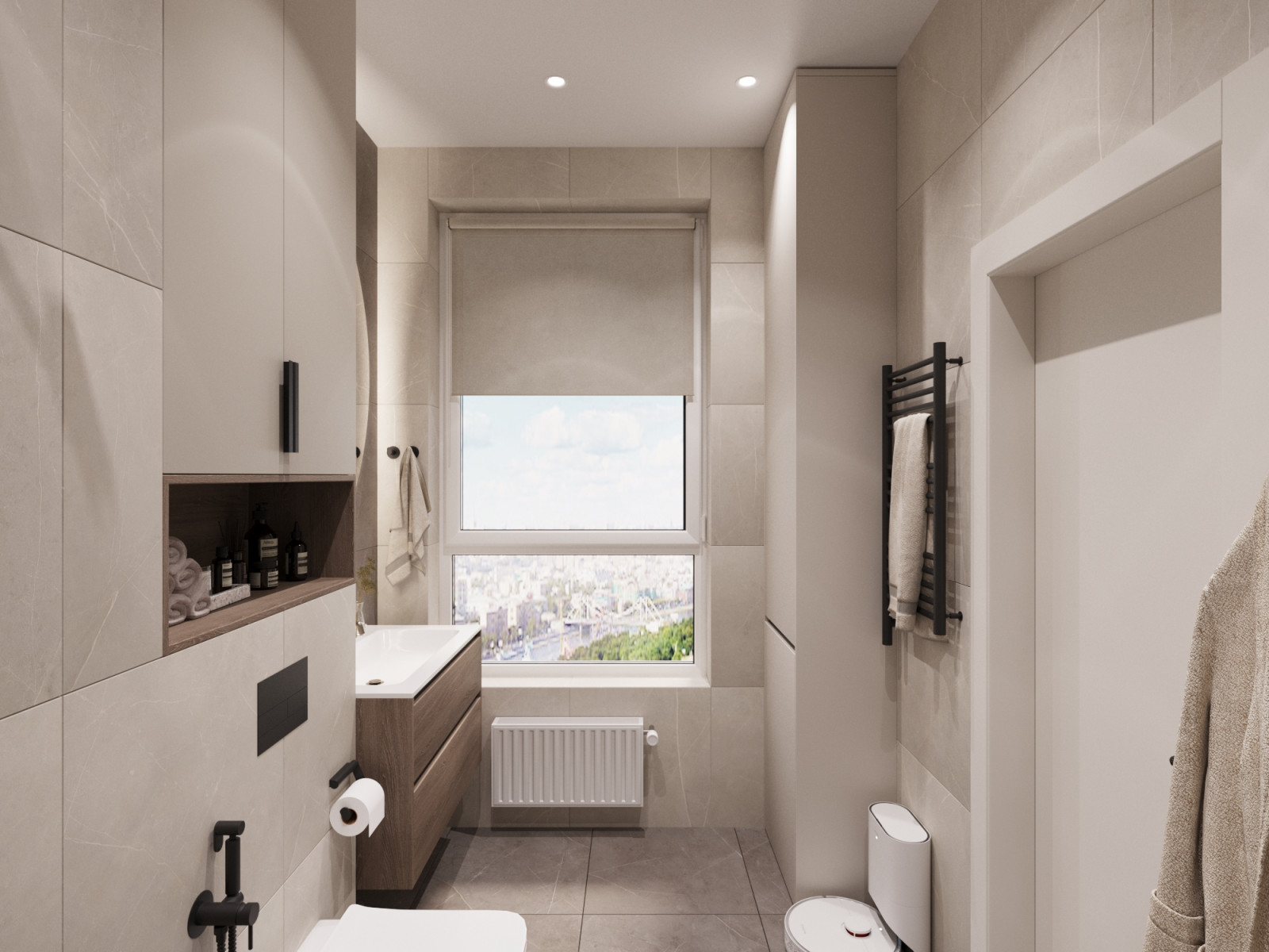 Дизайн интерьера евротрехкомнатной квартиры 65 м2