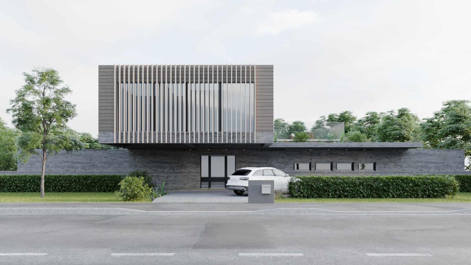 Загородный жилой дом "КОНСОЛЬ" общей площадью 690 м.кв.