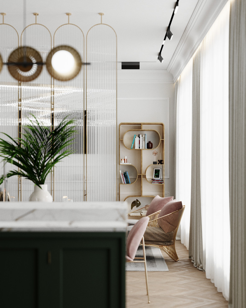 Обложка проекта: Квартира в ЖК Крестовский De Luxe г. Санкт-Петербург