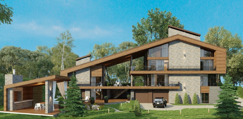 Индивидуальный жилой дом в пригороде Владивостока