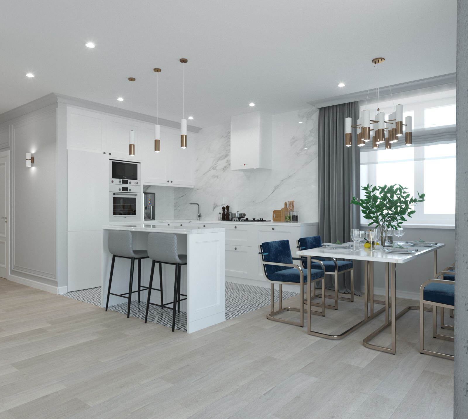 Обложка проекта: / 60 кв.м.