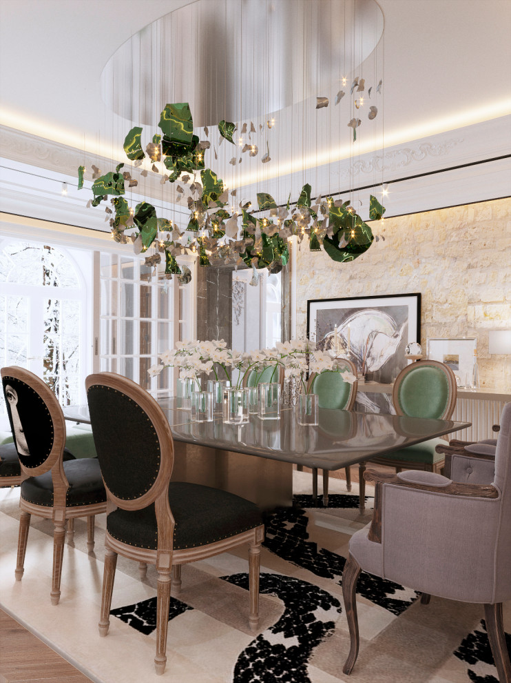 Особняк Алексея Ягудина и Татьяны Тотьмяниной. Столовая