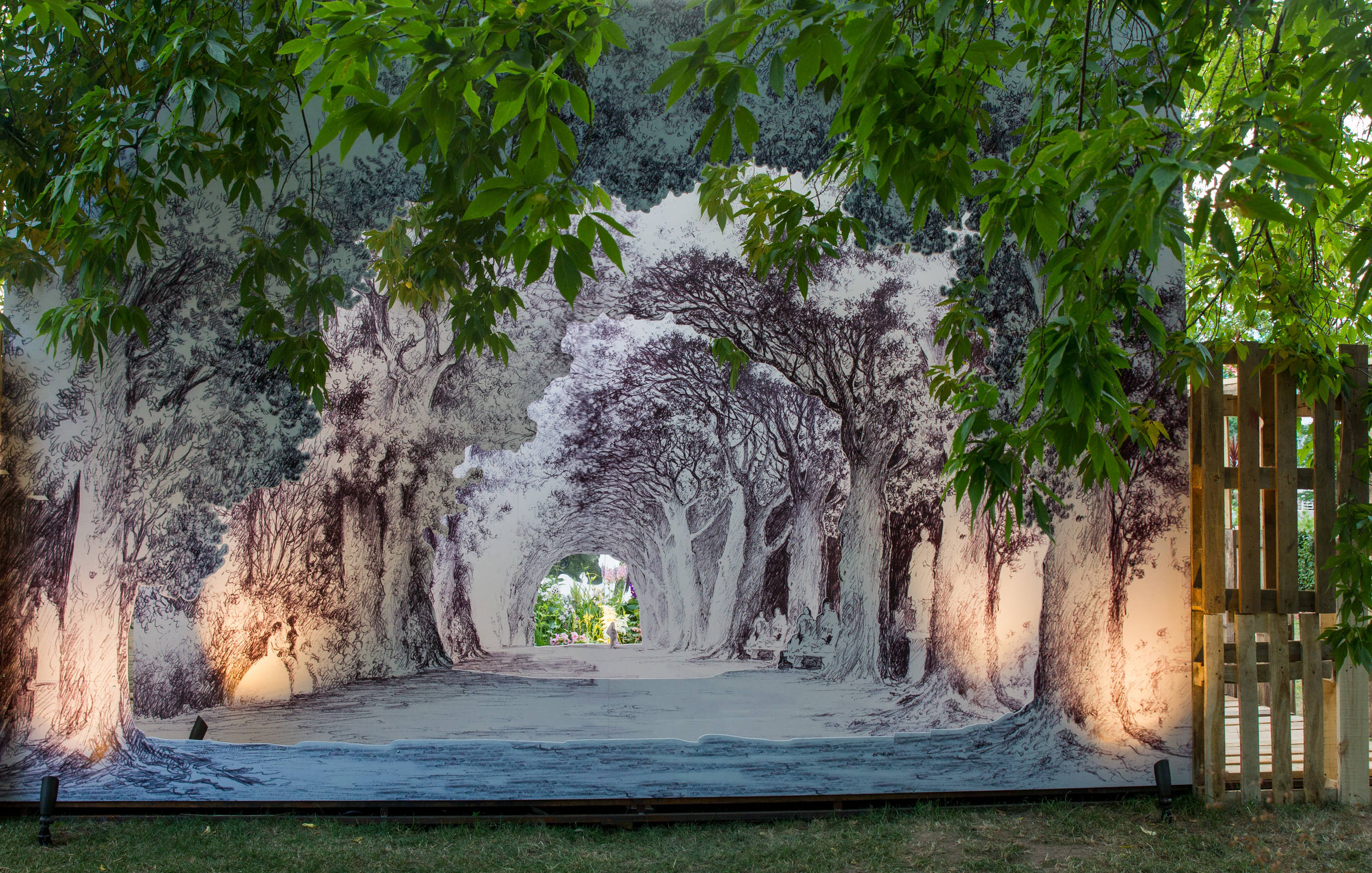 Проект недели: Французский сад на выставке в Москве