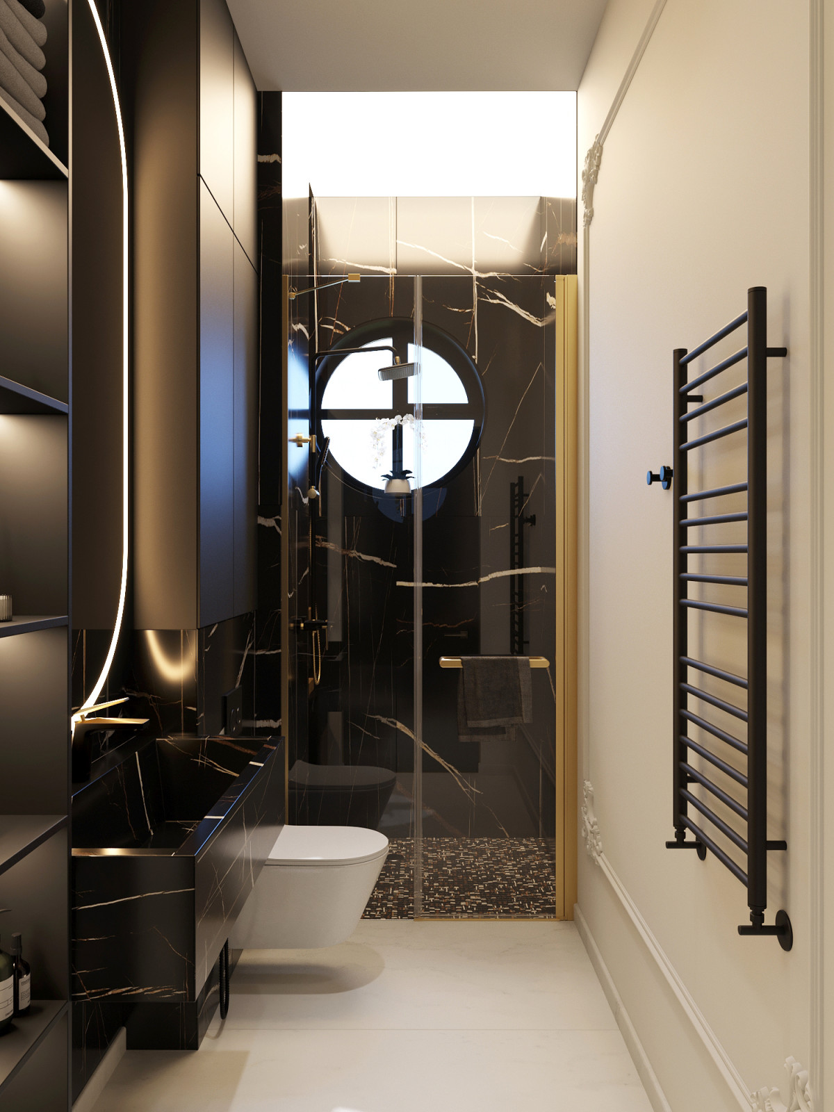 Спальня в загородном доме. Звенигород