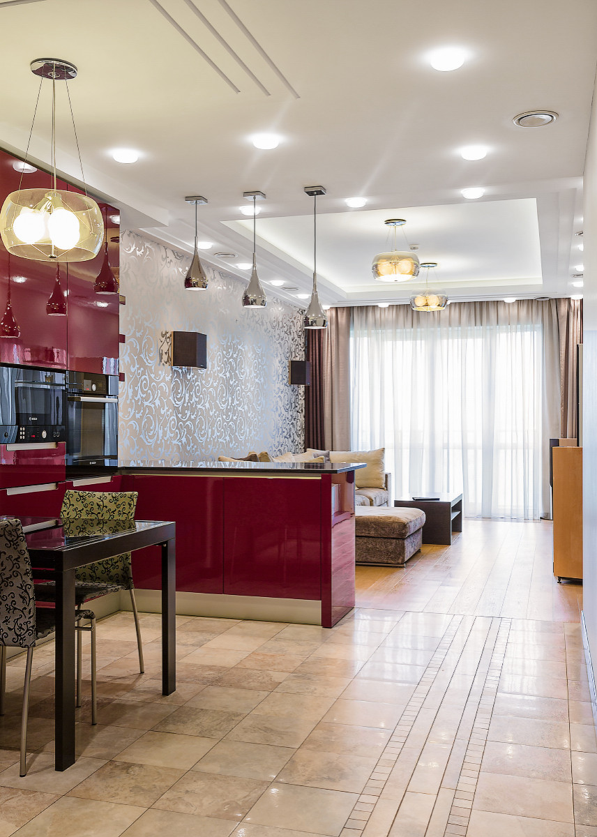 Современная квартира с одной спальней