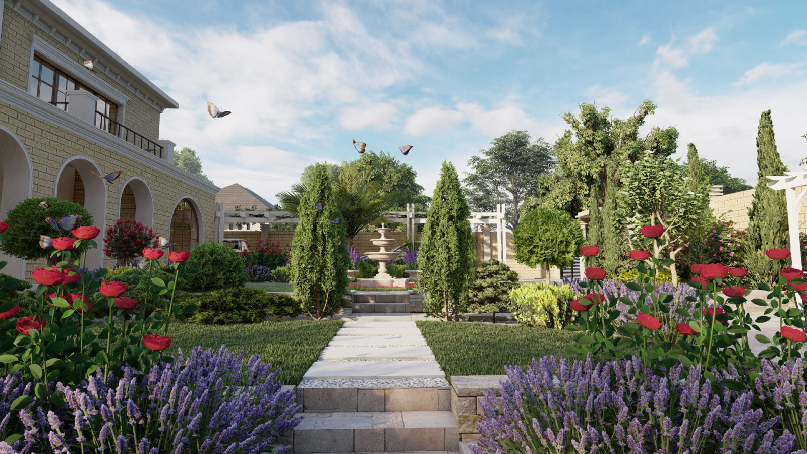 Ландшафтный проект участка в Севастополе