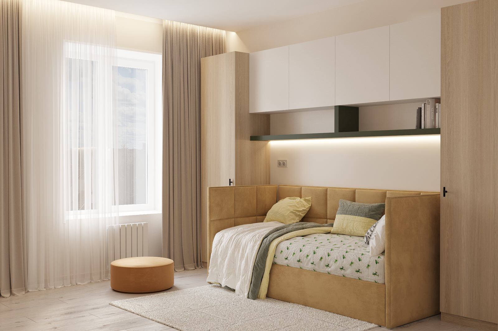 Проект квартиры, площадью 88 кв. м в п. Ганино