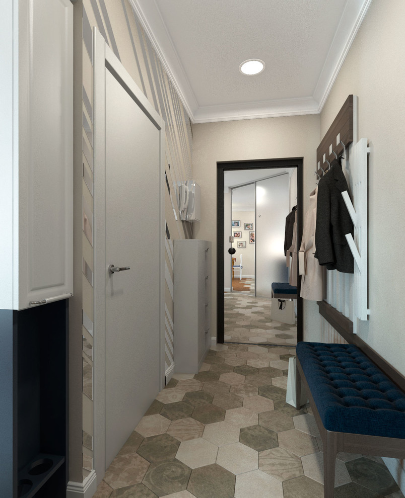 Большое совмещённое пространство в квартире