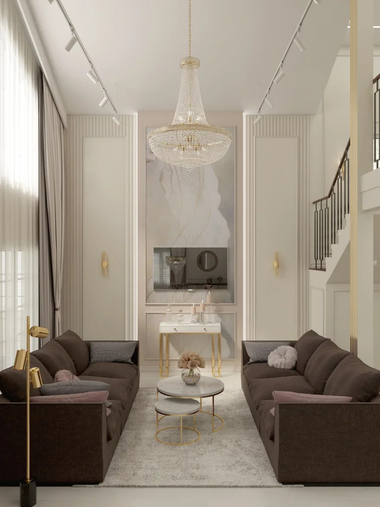 Частный дом, дизайн-проект неоклассика