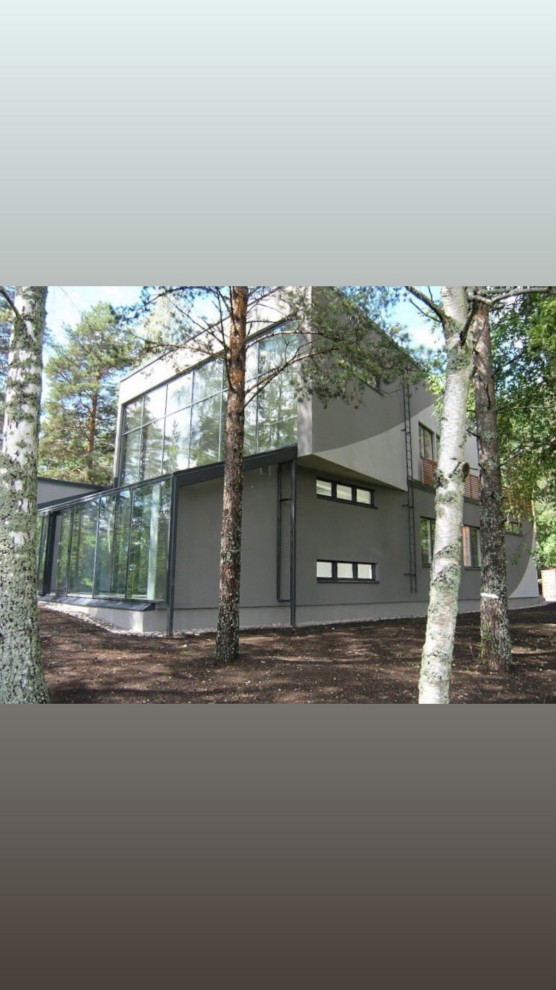 Обложка проекта: Проектирование Виллы в Финляндии с использованием BIM Revit .  . Создание этой совре