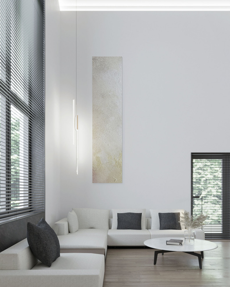 Y-house. Дизайн интерьера двухэтажного дома.