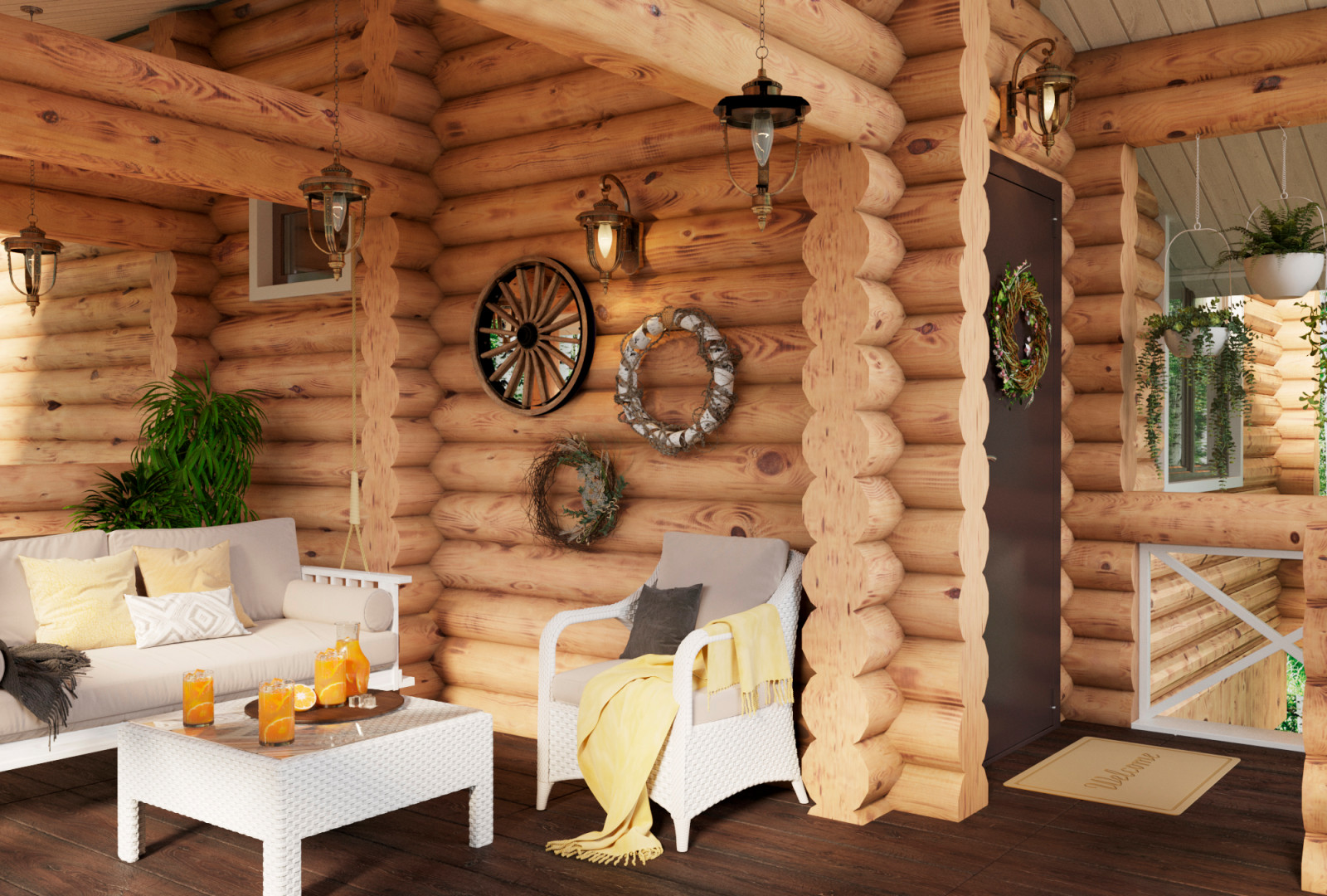 Баня в стиле лофт