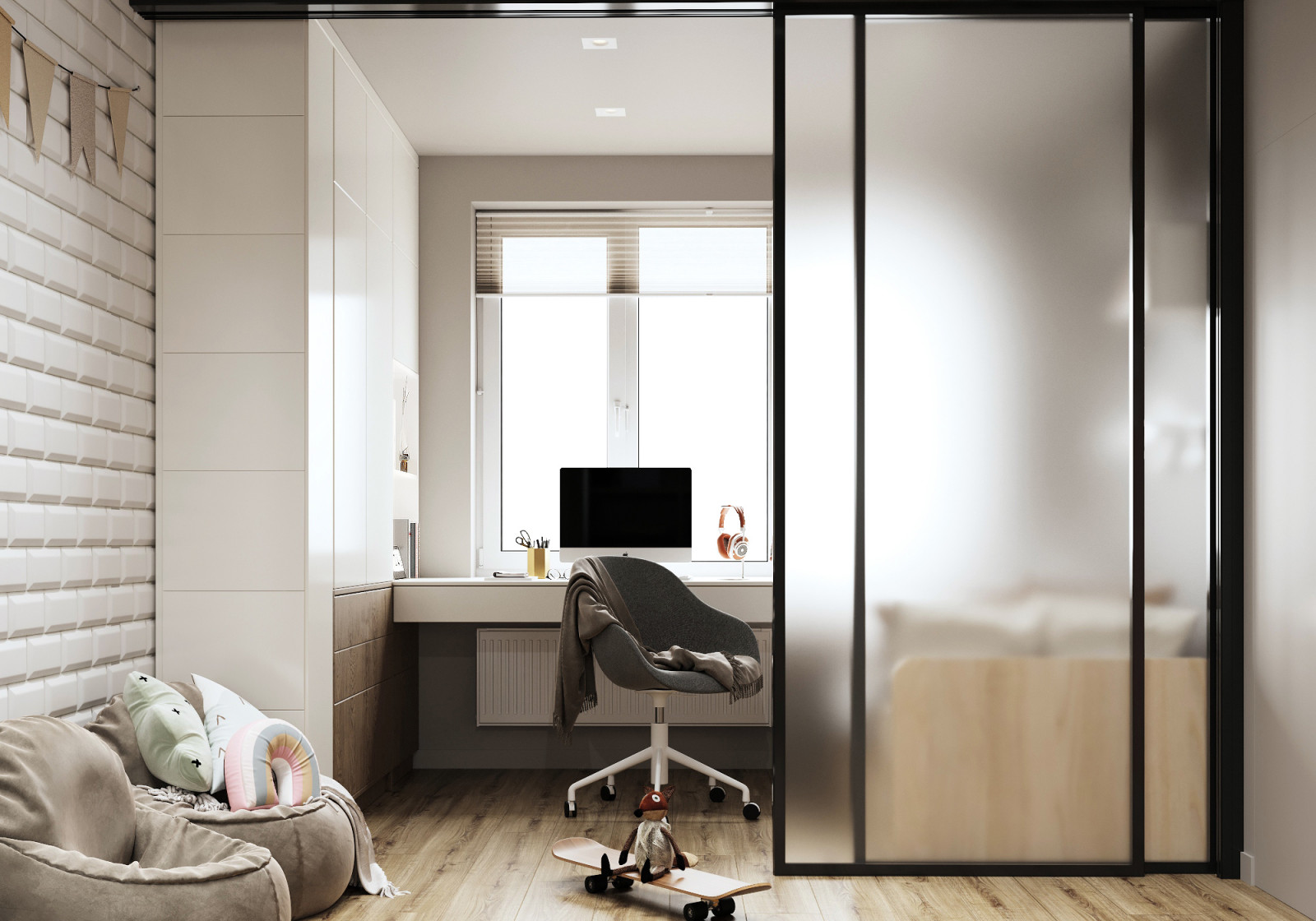 "Прикоснись к природе", квартира в Москве, 68 м2