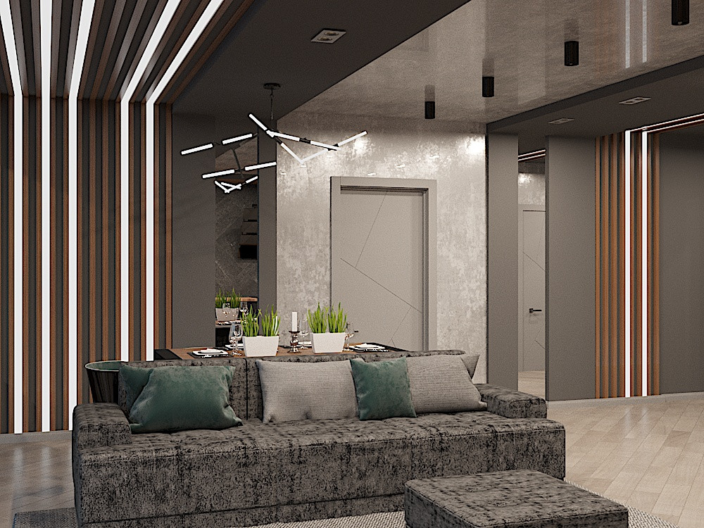 из студии в двухкомнатную