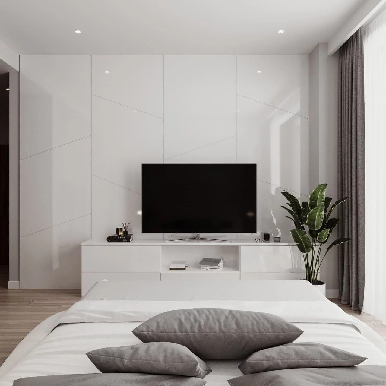 Дизайн интерьера апартаментов в Neva Towers, Москва-Сити (100 м2)