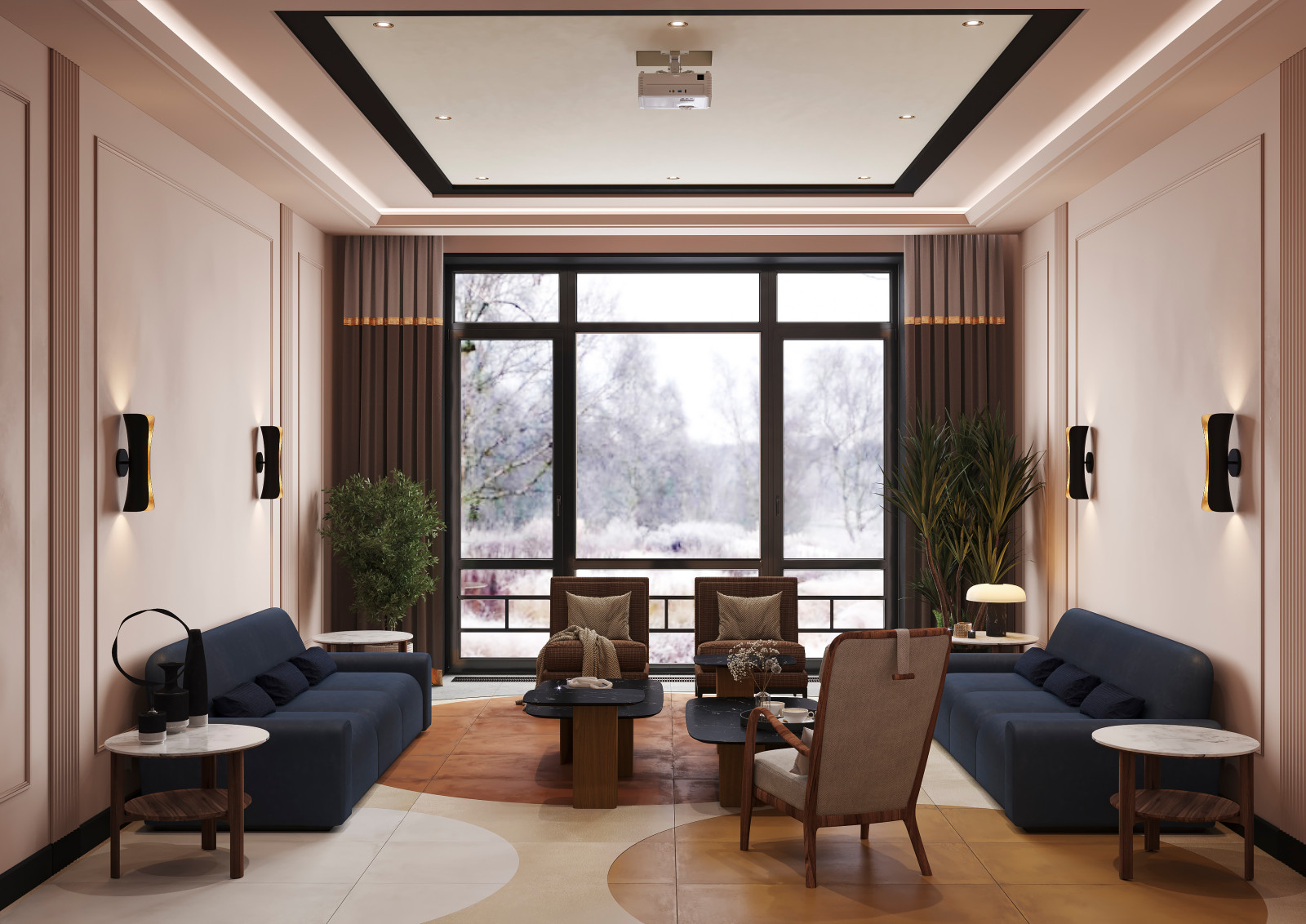 Дизайн загородного дома 400 кв.м.