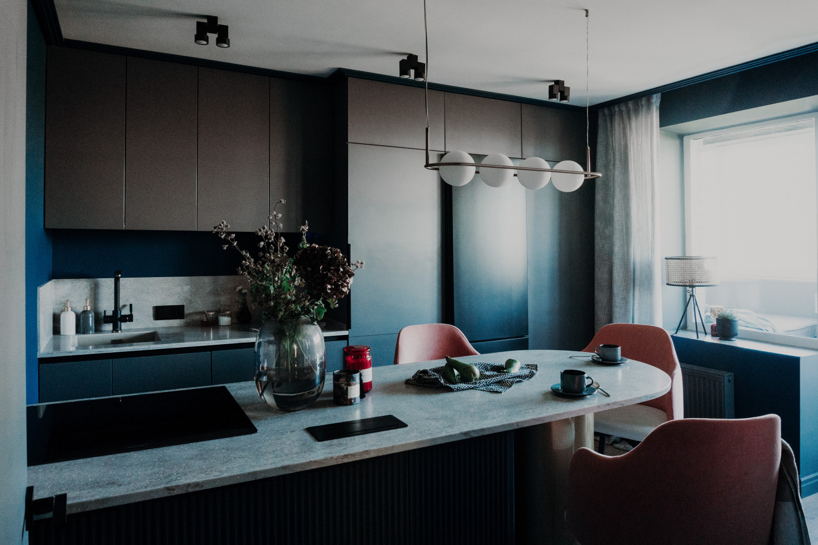 Обложка проекта: Синяя кухня в Перми