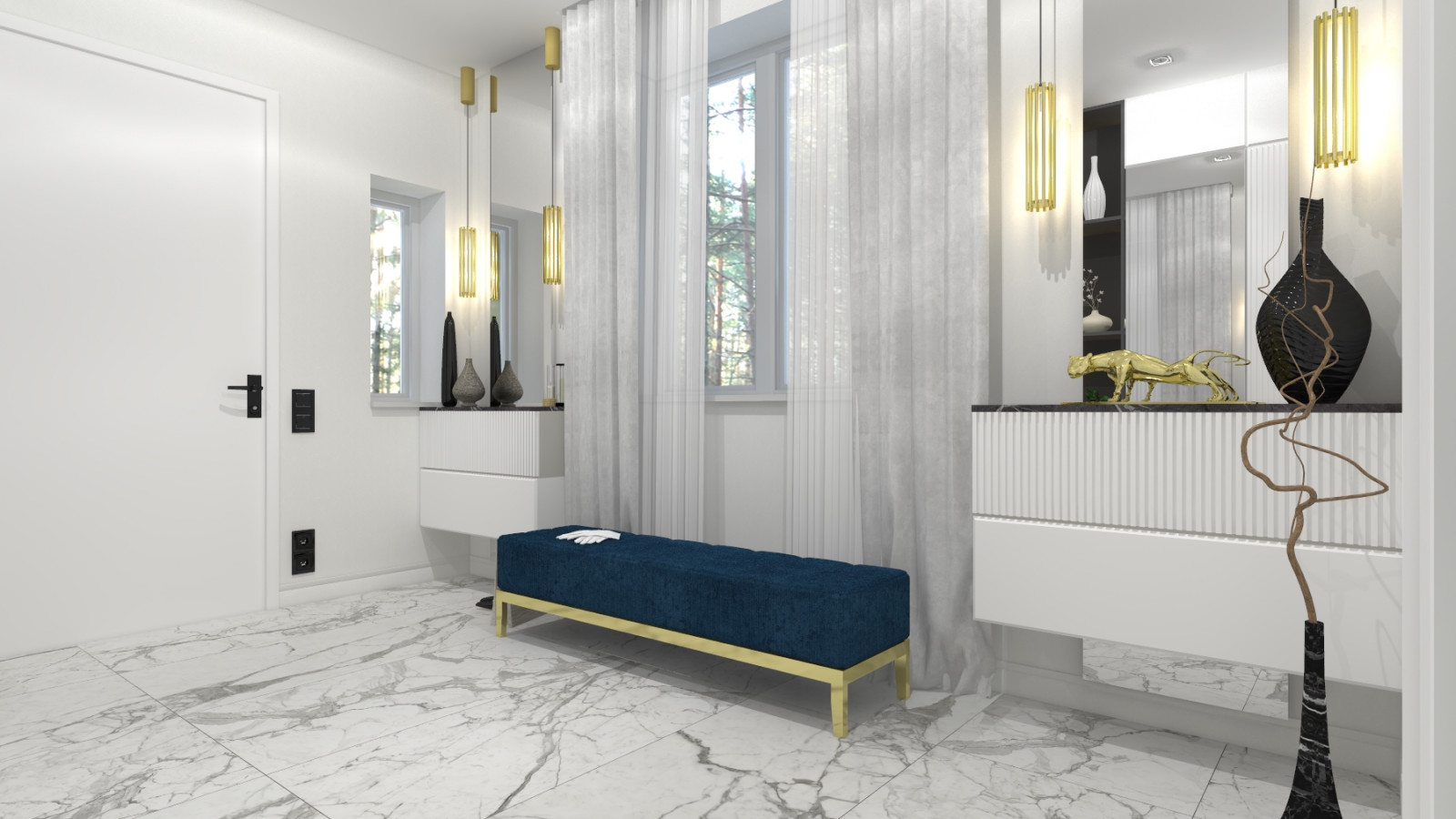 ДОМ В РОСЛАВЛЕ В СИНИХ ОТТЕНКАХ