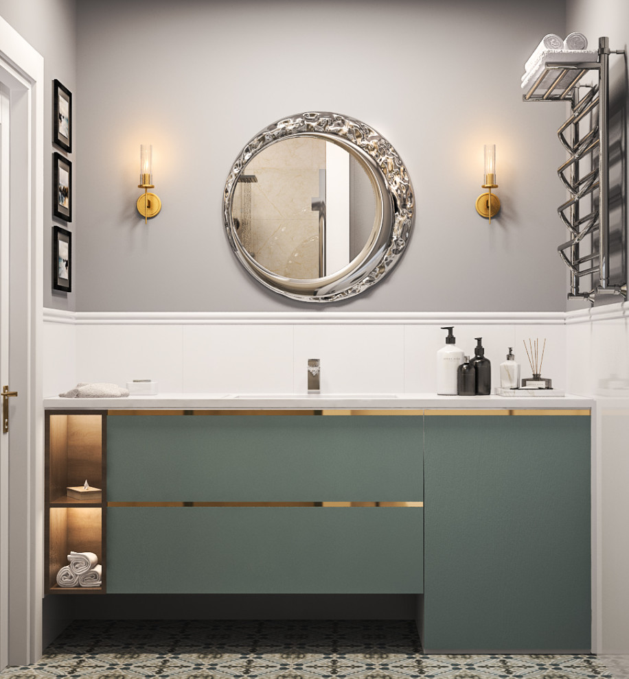 Дизайн - проект однокомнатной квартиры 38 кв.м. г. Москва