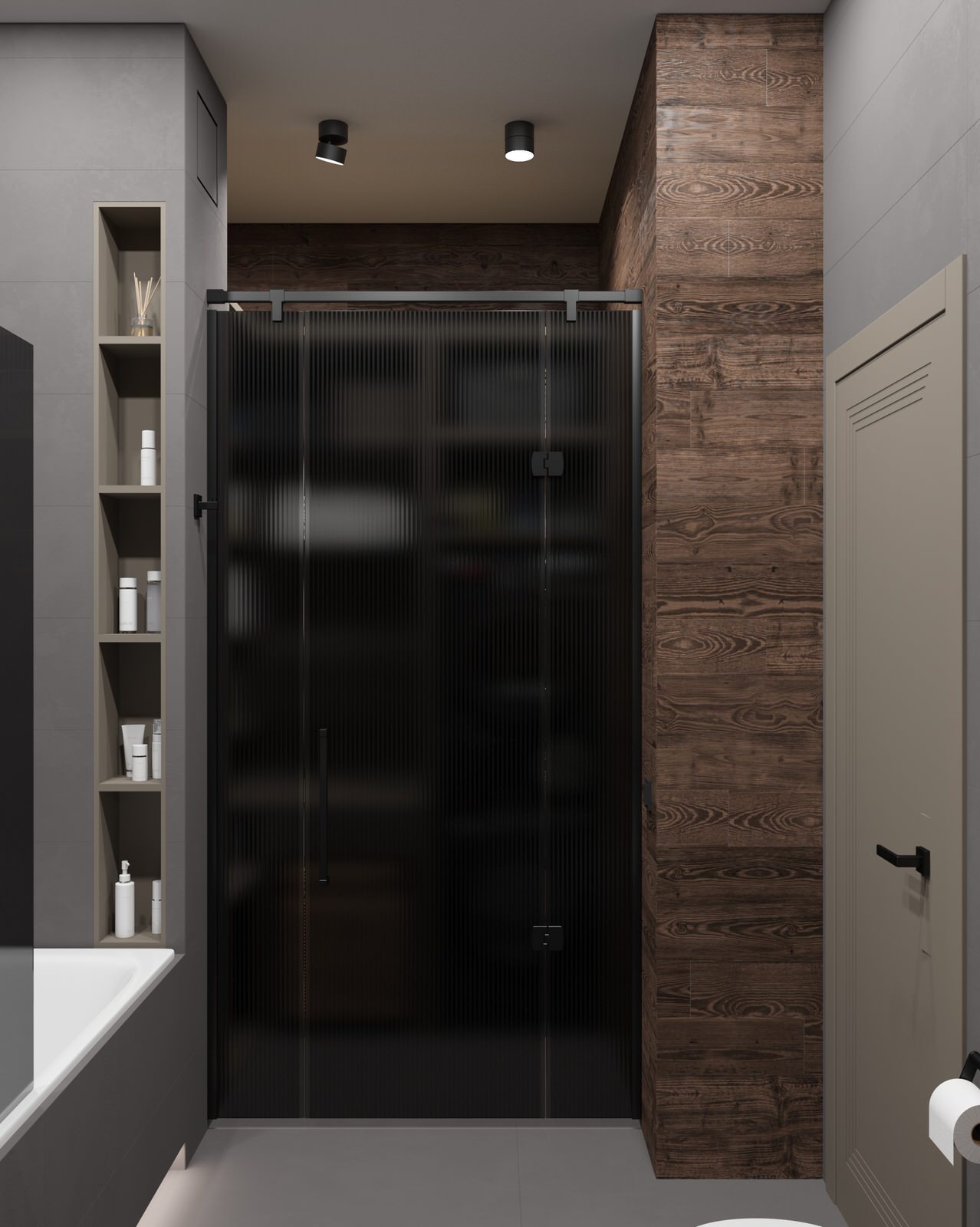 Ванная комната, совмещенная с постирочной 7м²