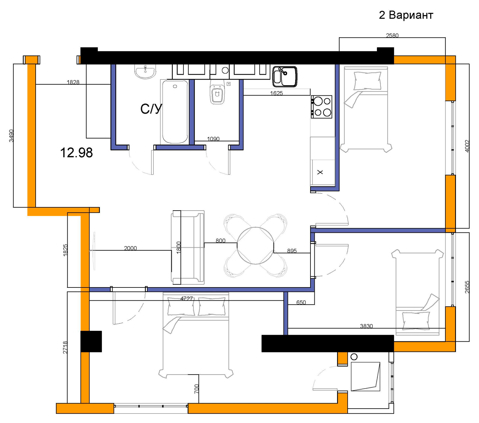 Обложка проекта: Варианты планировки квартиры в Ташкенте