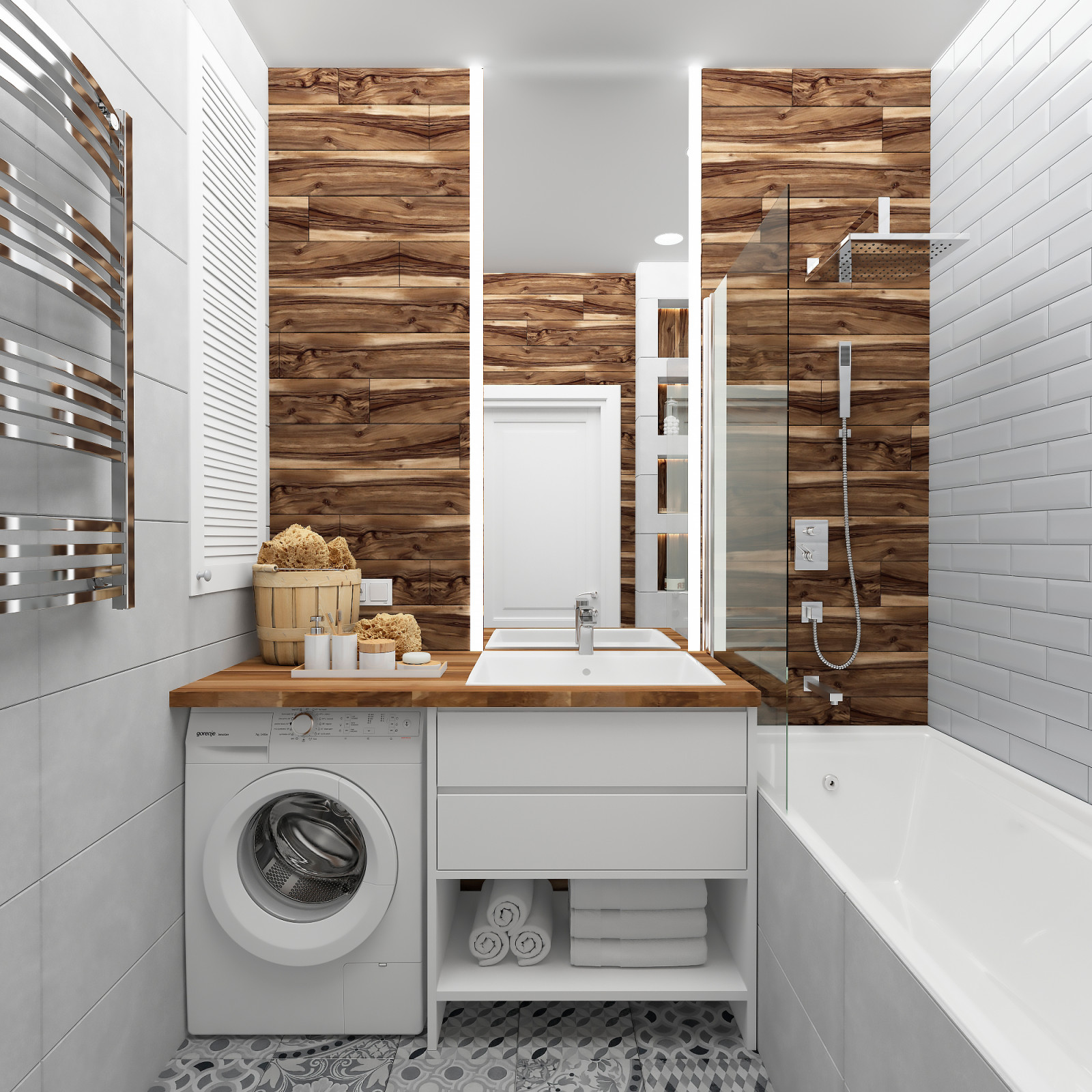 Дизайн 3-х комнатной квартиры в ЖК "Аврора-парк", г.Краснодар