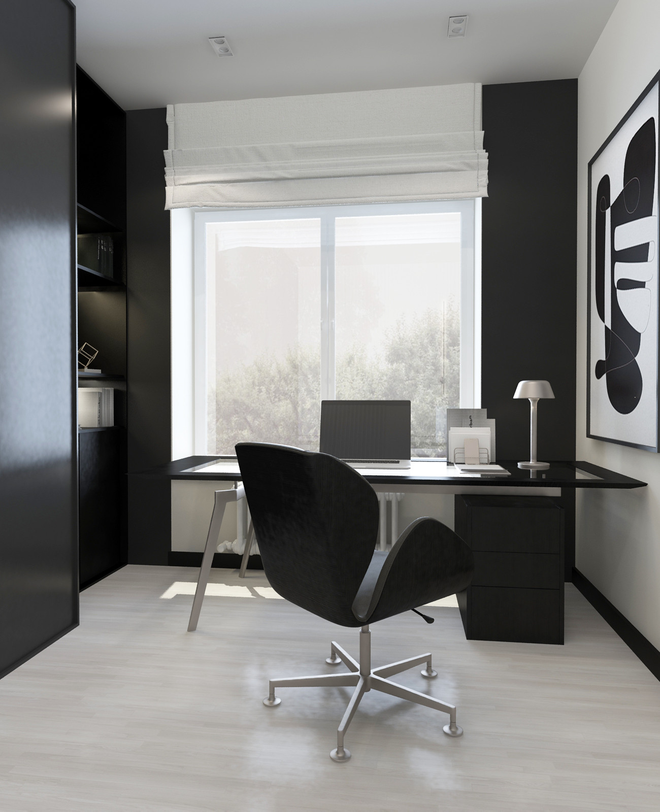 черно белый