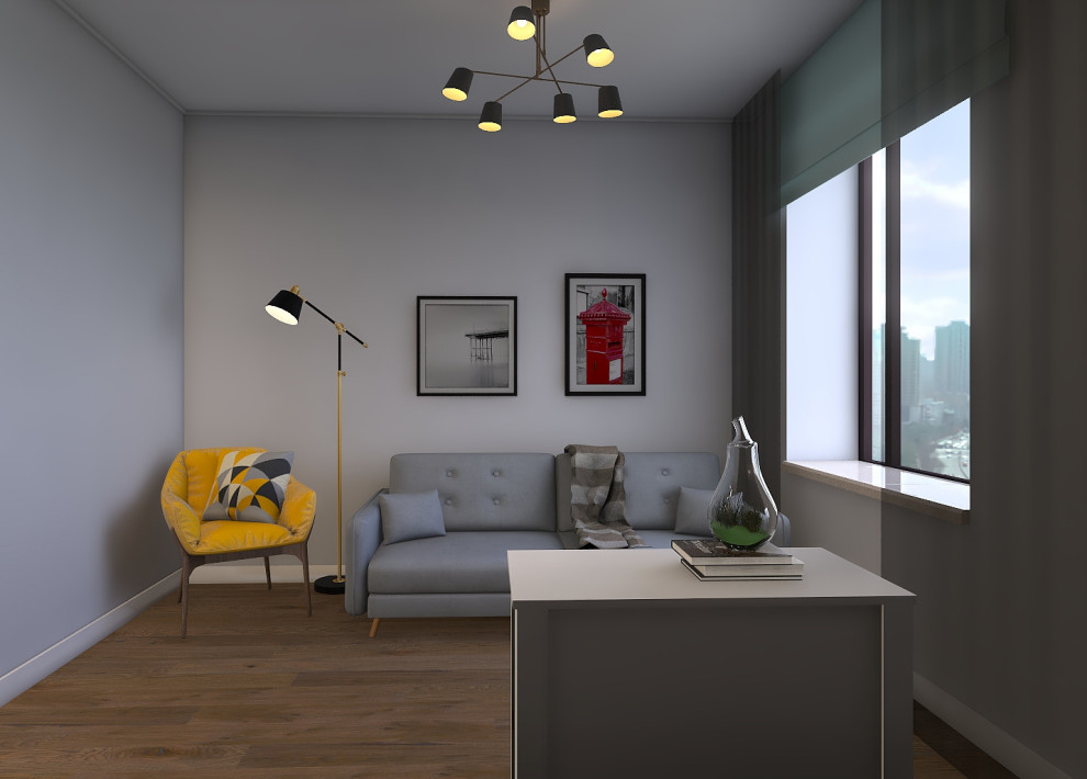 Обложка проекта: Квартира в стиле эко-минимализм 77 кв.м. в ЖК "Первый Московский Город Парк"