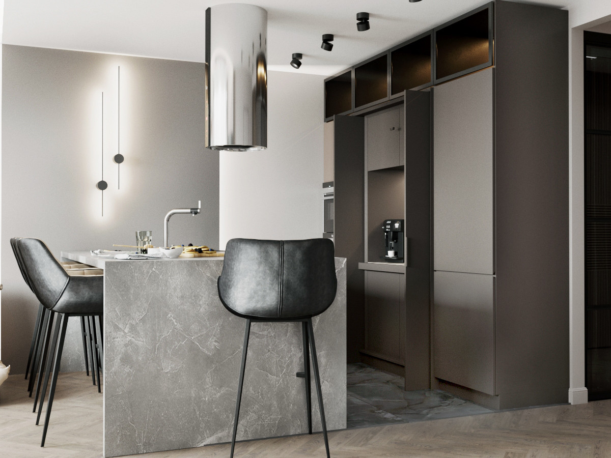 ДИЗАЙН ПРОЕКТ КВАРТИРЫ 52М2