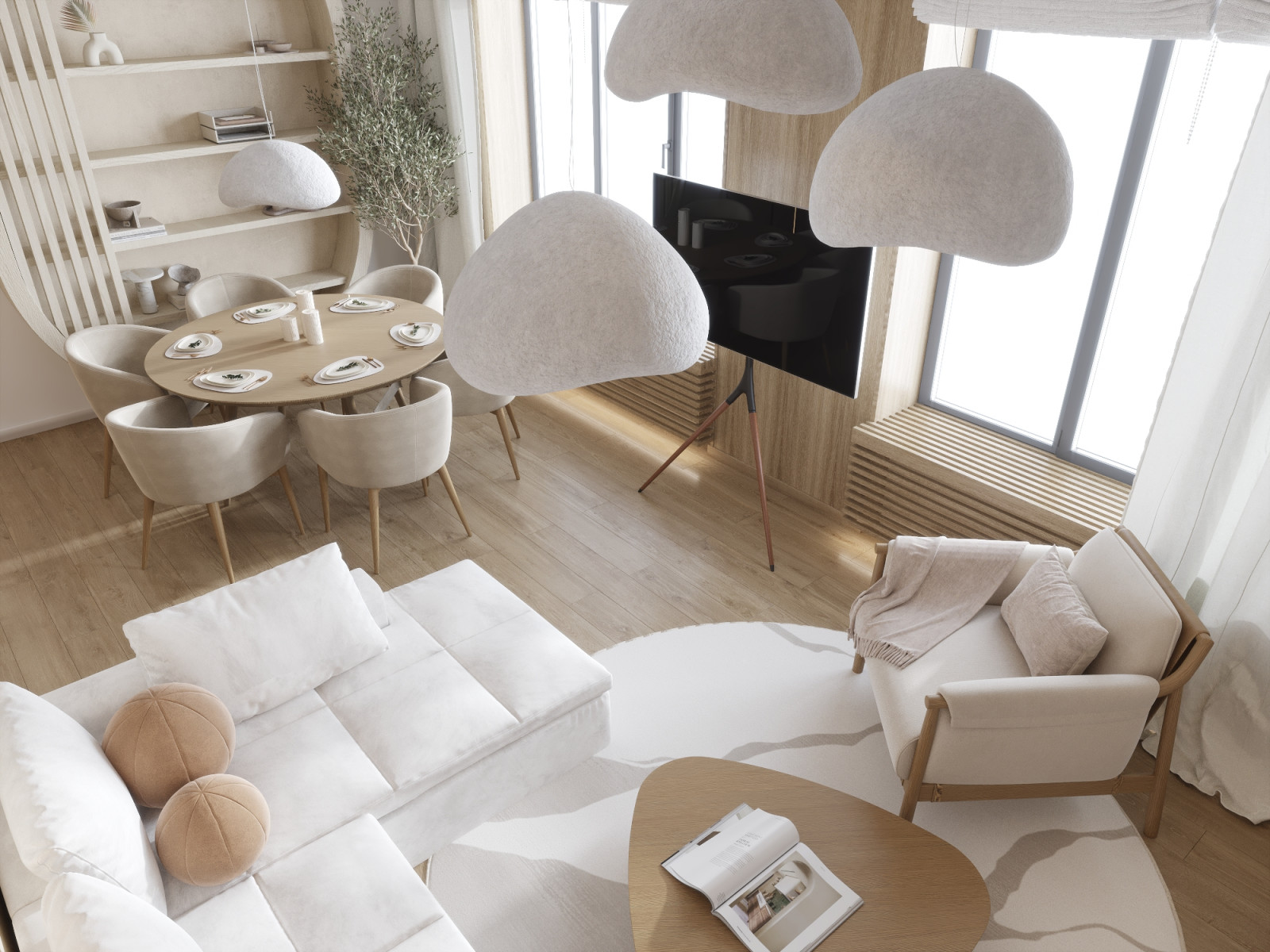 Обложка проекта: Квартира в стиле "джапанди"