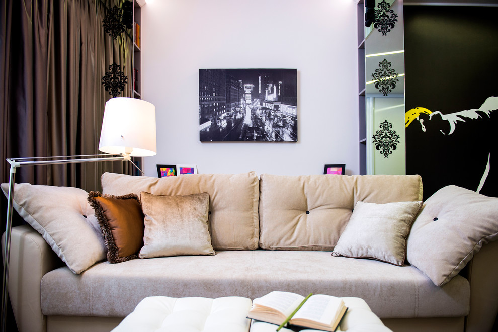 Гостиная в проекте "Чистая работа"