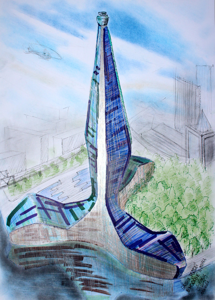 Размышление с карандашом - высотные здания