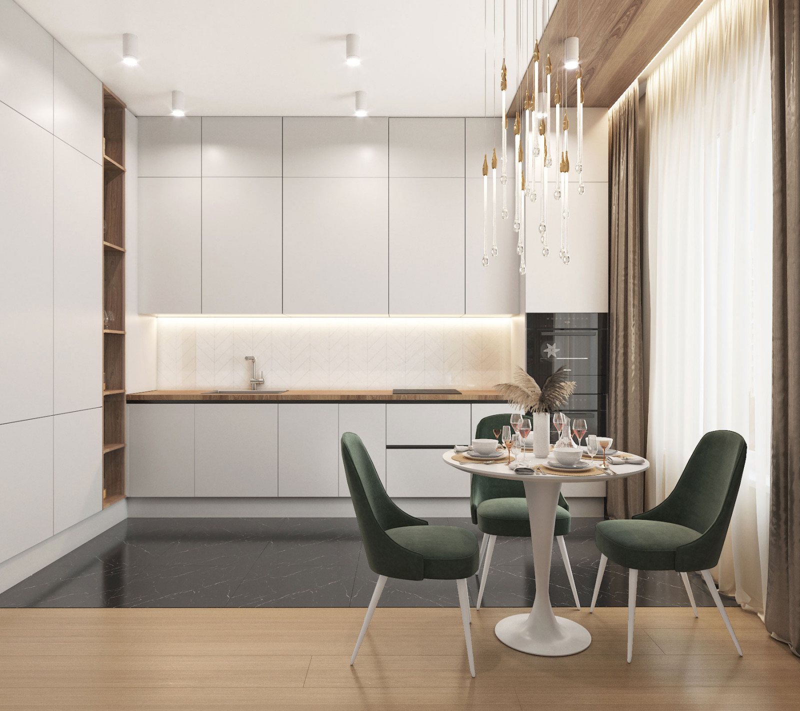 Трёхкомнатная квартира в ЖК "Империал"