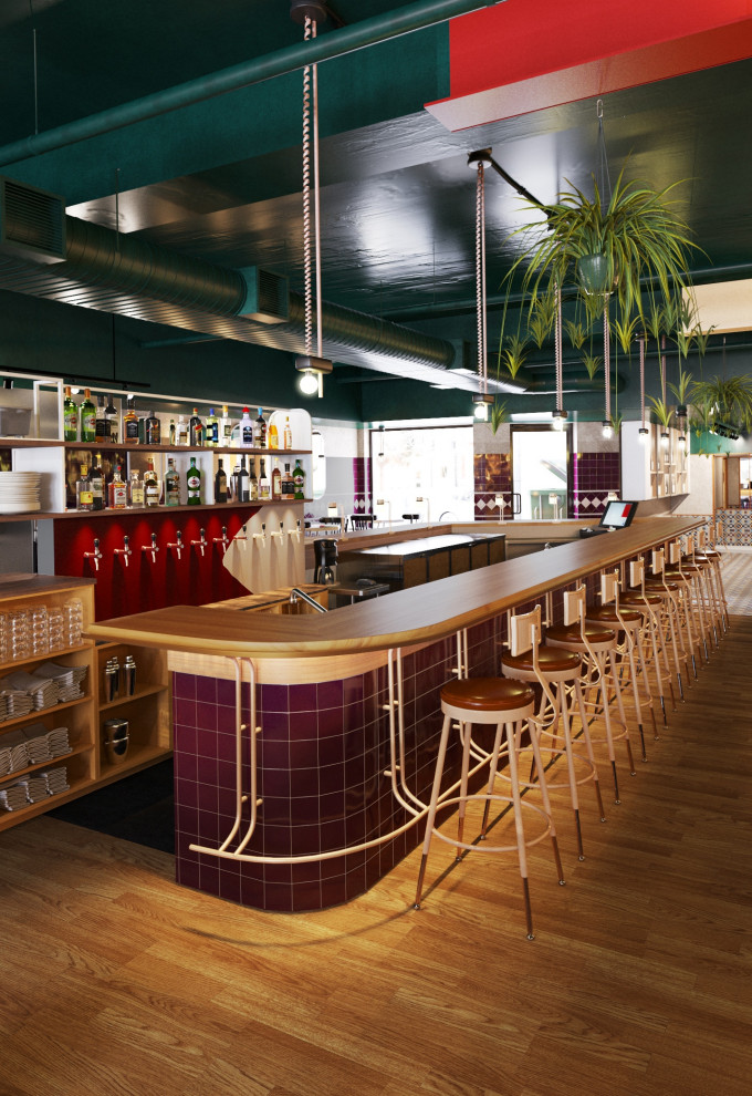 Визуализация винного бара VinVinVin