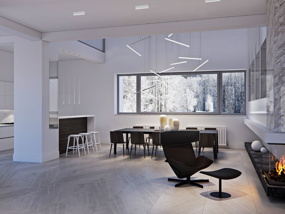 Воздух: двухэтажный дом для большой семьи 724 м²