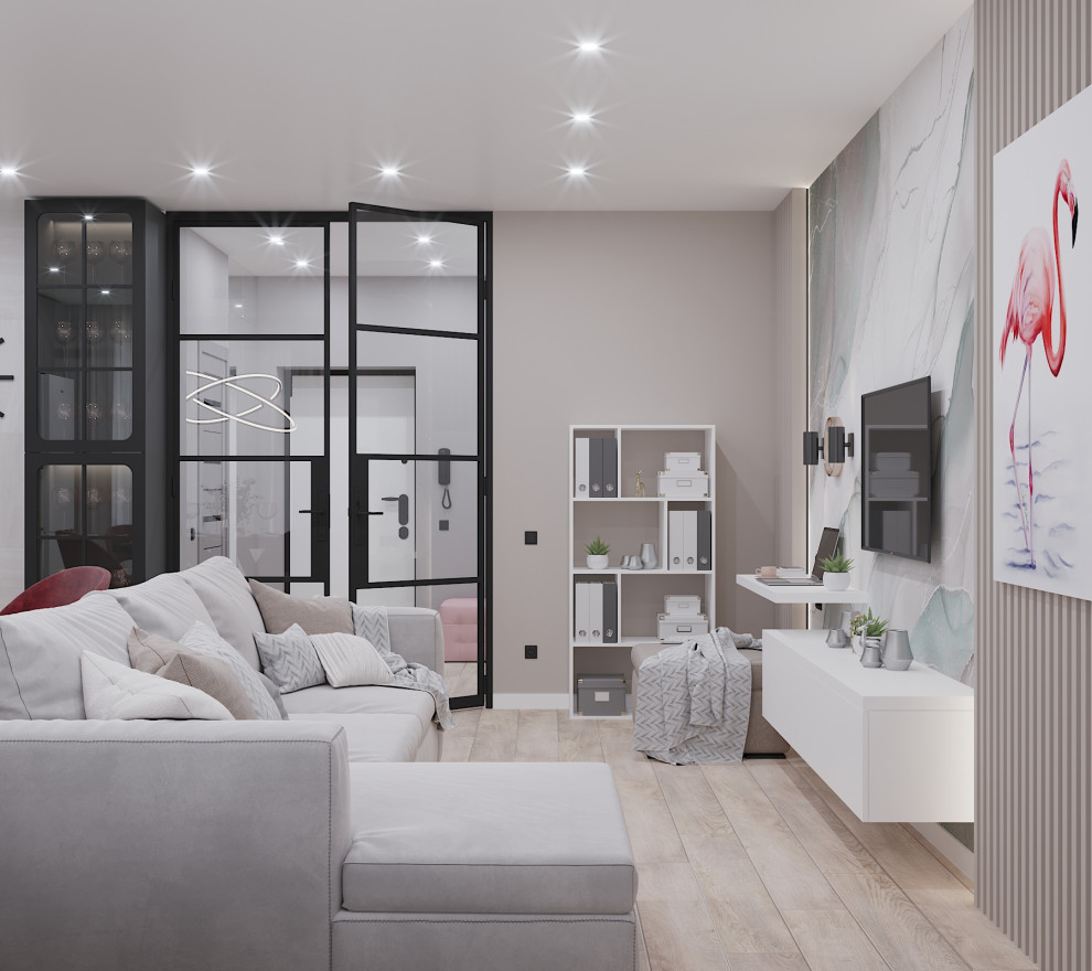 Дизайн-проект квартиры, площадью 58м2