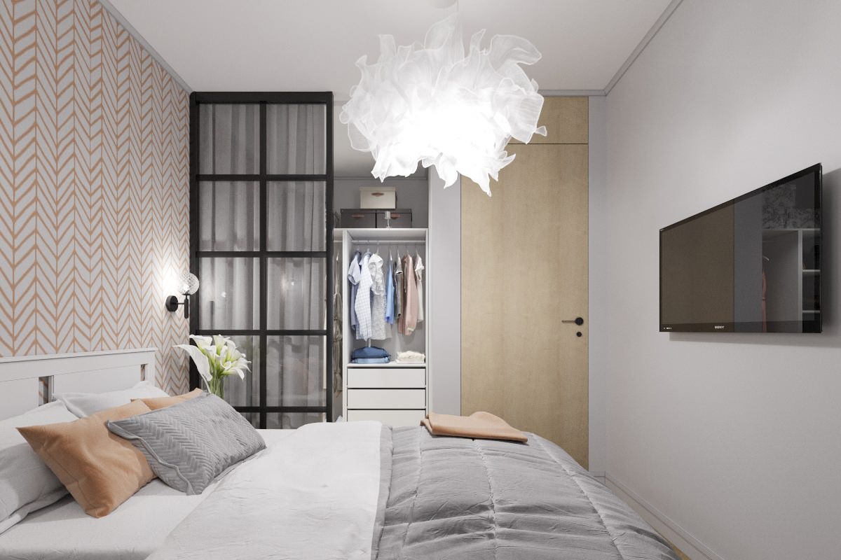 Спальня, в квартире 39м2, Кемерово