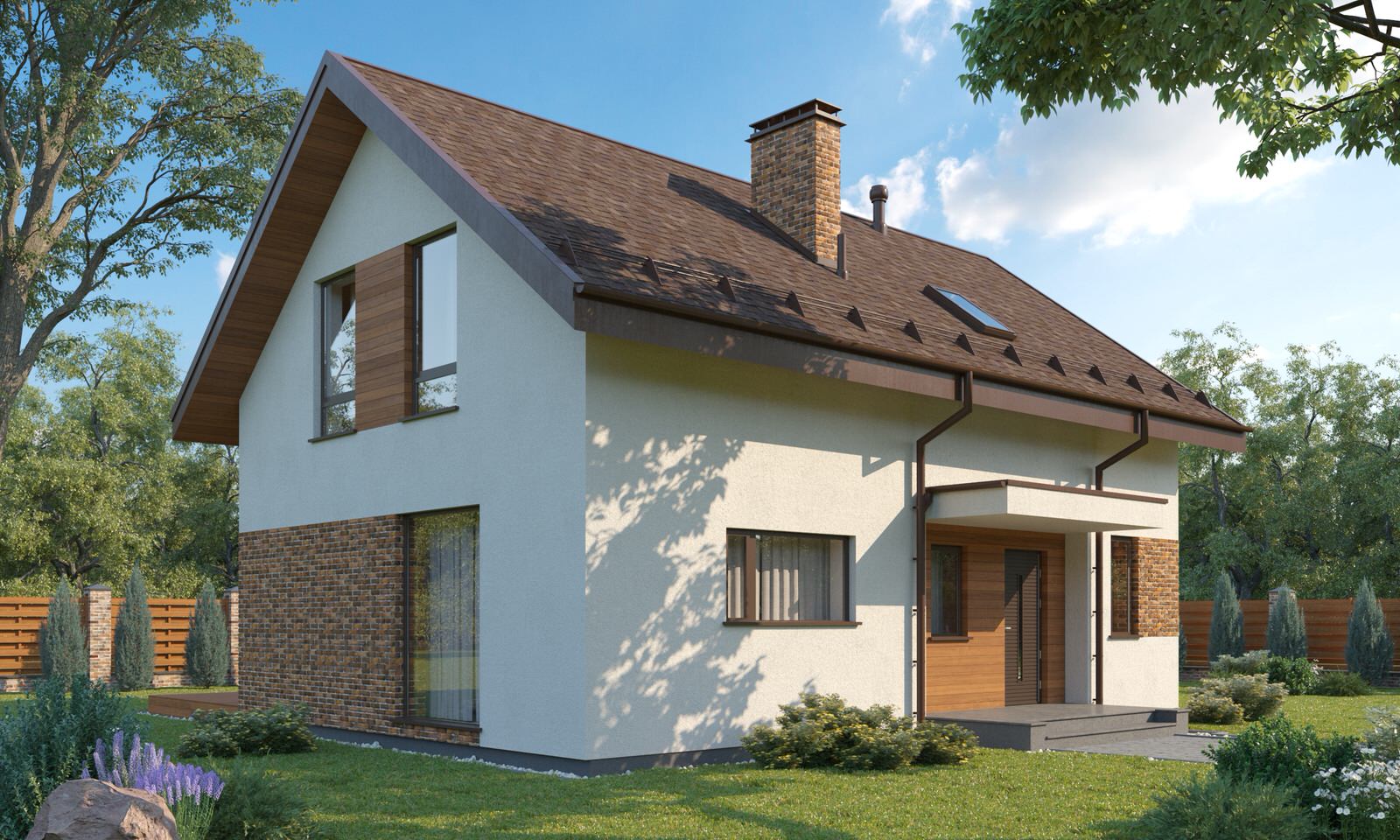 Типовой уютный дом на 125 м2