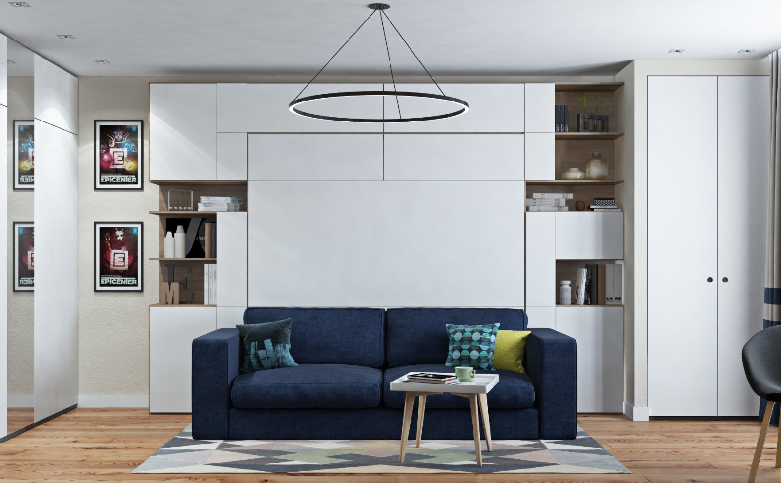 Дизайн квартиры в светлых тонах