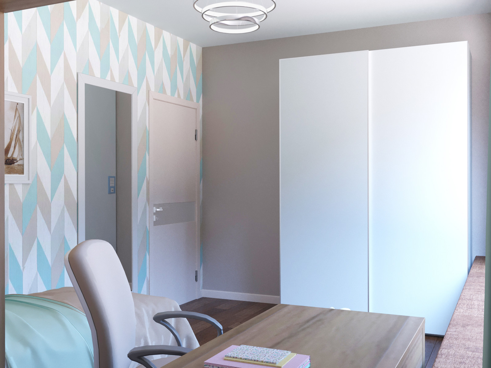 ЖК Дисквери, квартира в современном стиле