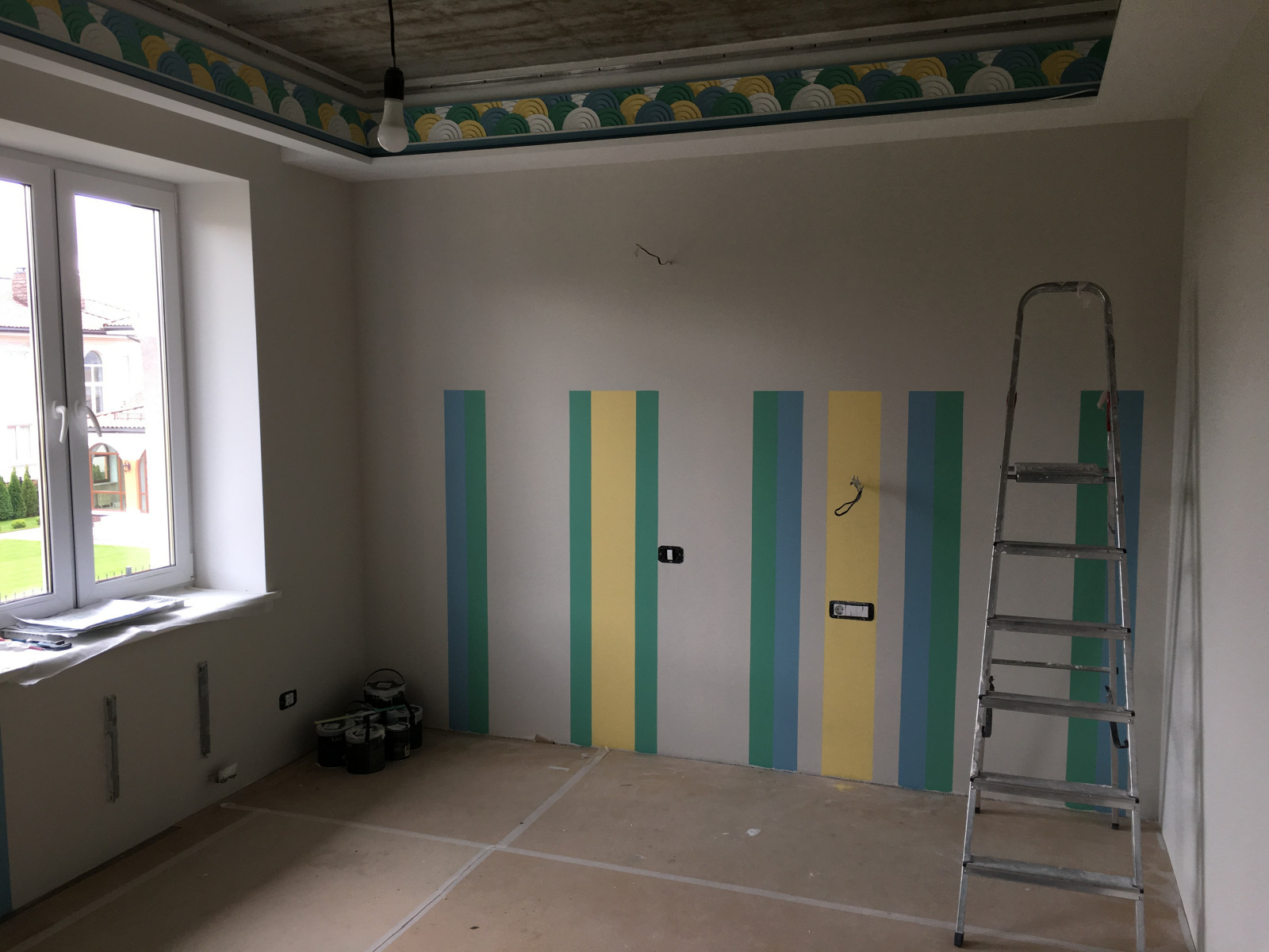 Интерьер в стиле современной классики с элементами Ар Деко.