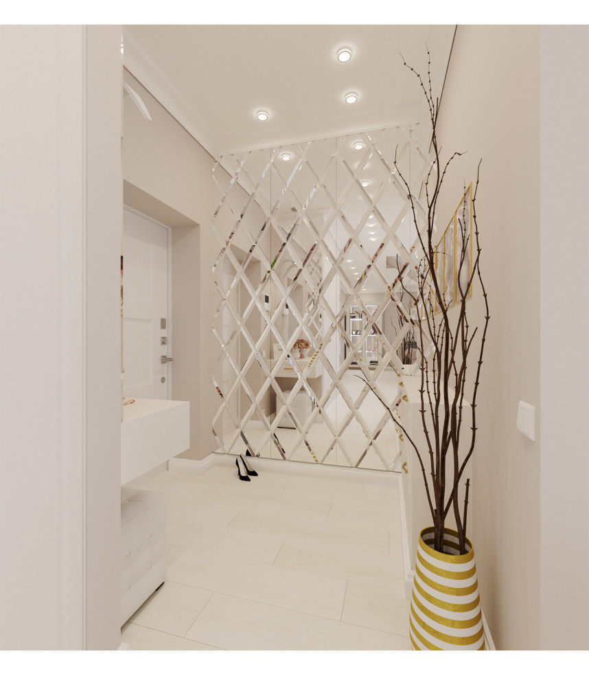 Двухуровневая квартира в стиле Ар-деко