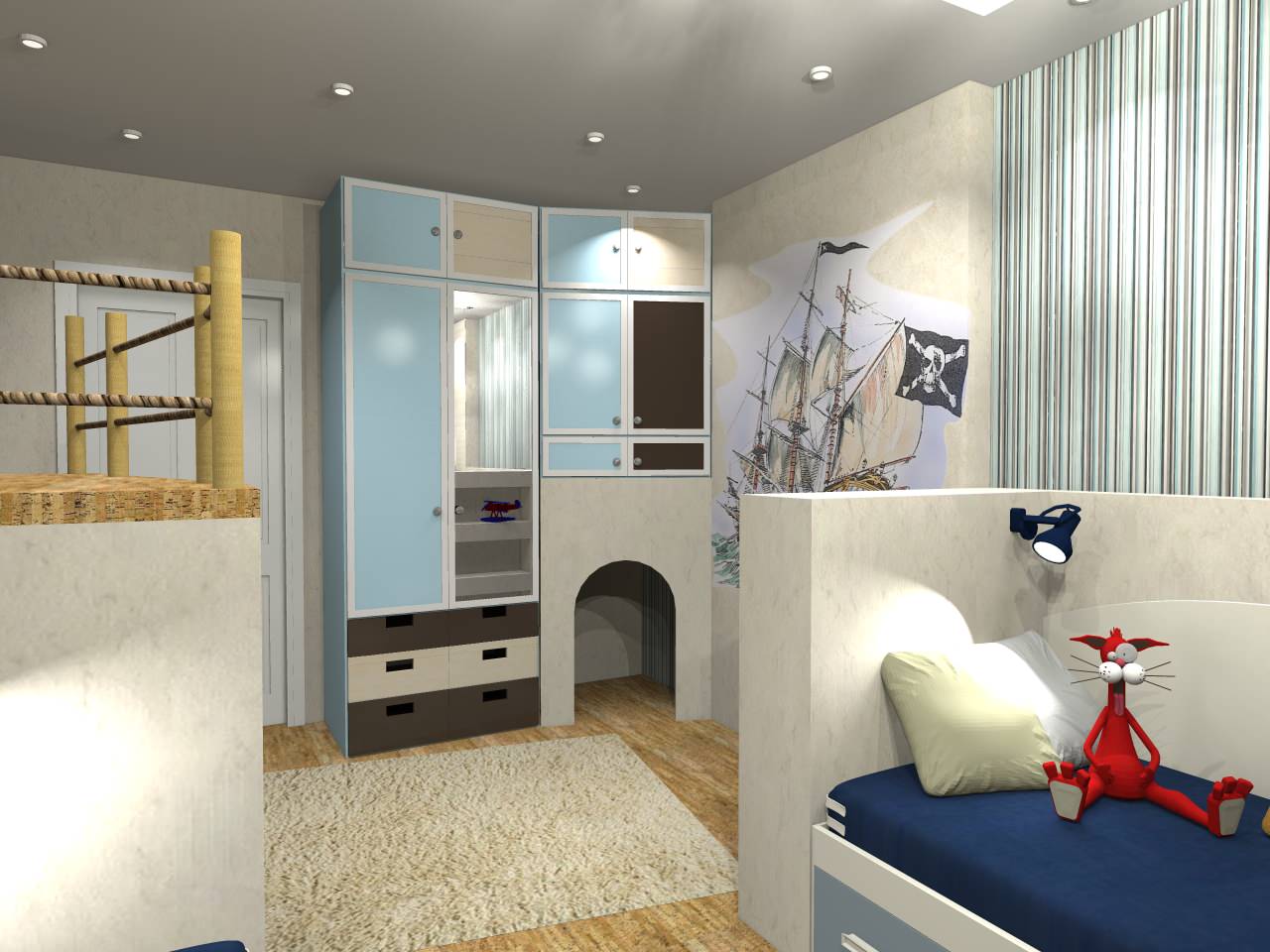 Обложка проекта: Детская для двух братьев