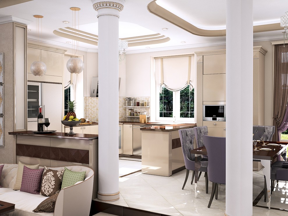 Дизайн-проект интерьера загородного дома в КП Vita Verde, 300 кв м