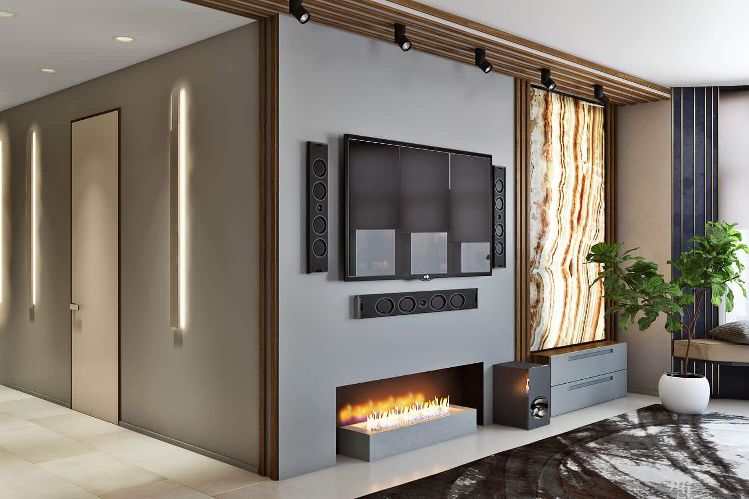 Дизайн квартиры "Городская сказка"