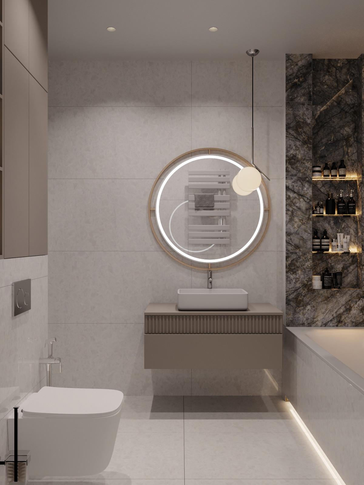 Современная квартира 94 м² - проект для семьи с ребёнком