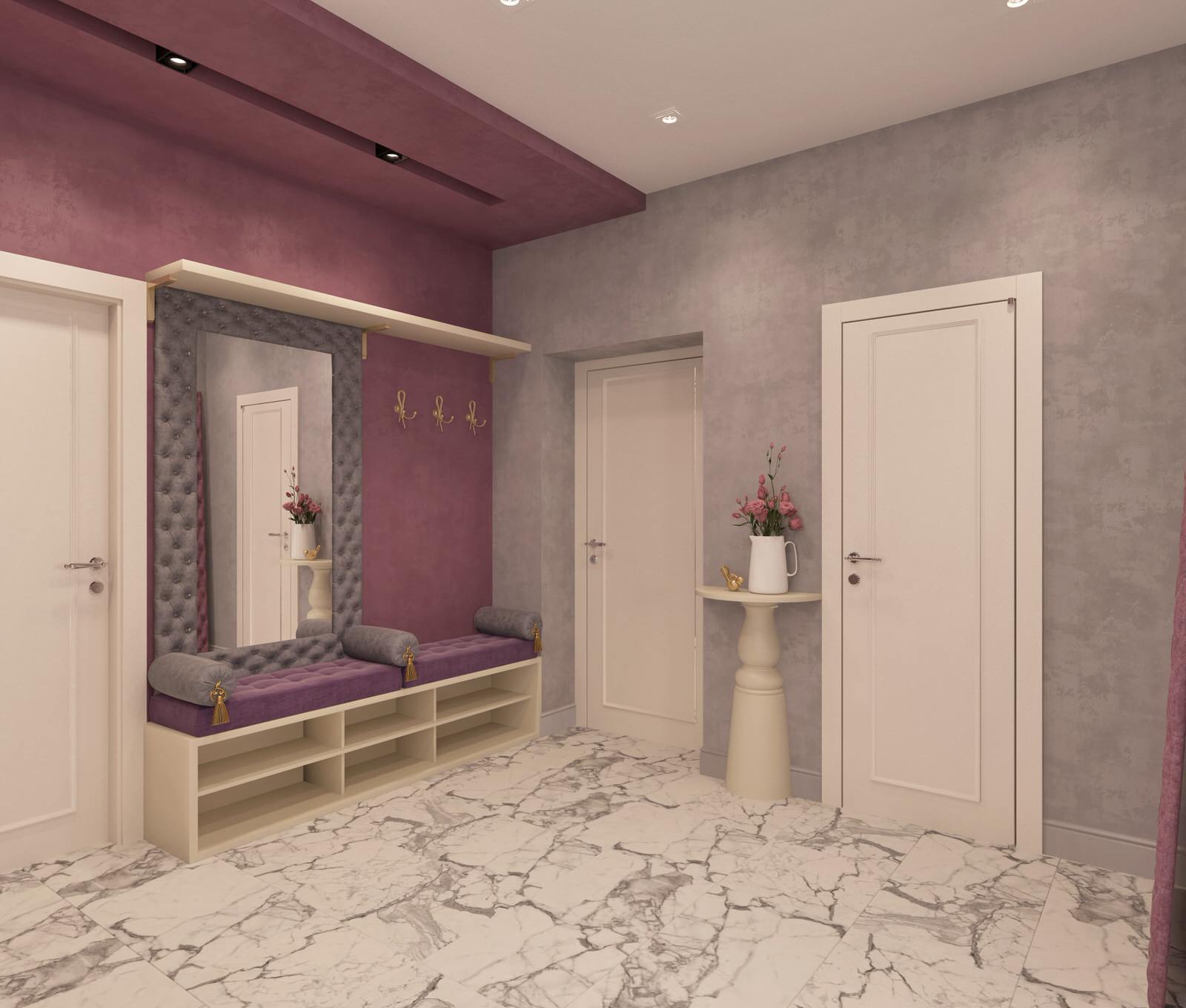 Эклектичный интерьер в ЖК Петровский, 100 кв. м. (г. Новосибирск)